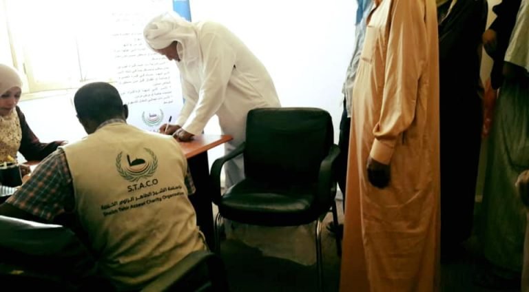 STACO distributes food relief aid